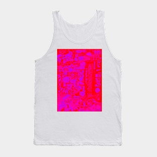 Graffiti Street Style Tag Art Tank Top